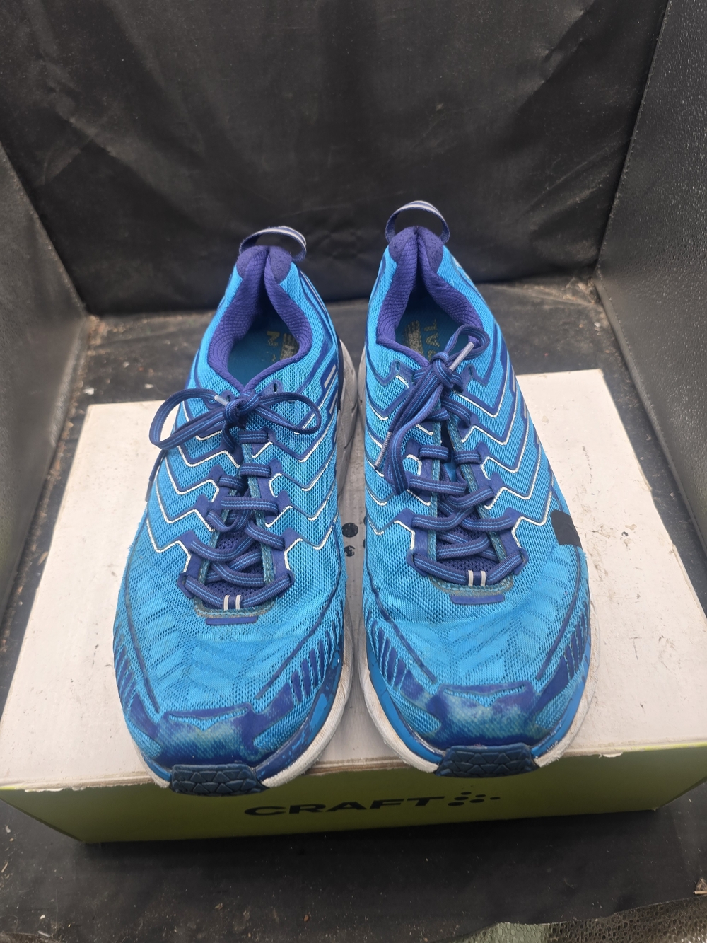 Hoka One One Men's Bright Blue Athletic Running Shoes